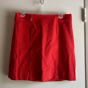 White House | Black Market women’s pull on Red Mini Skirt size 8